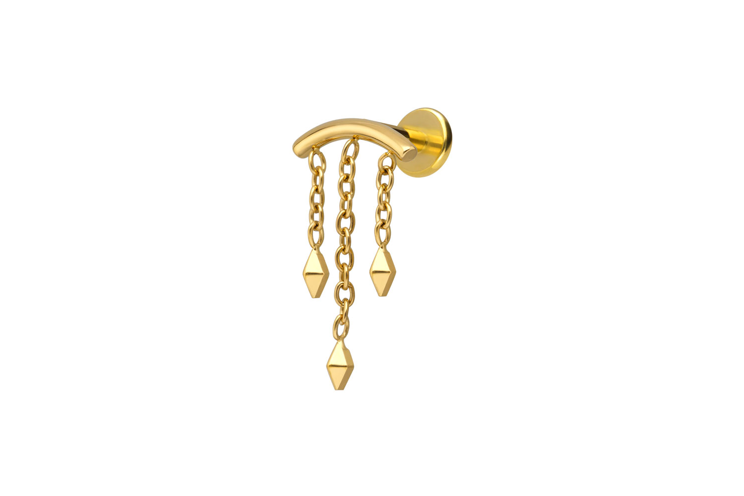 Titan Labret mit Innengewinde WINDSPIEL | GO = Goldfarben | 1,6 | 7 | IXT5207_[300049]